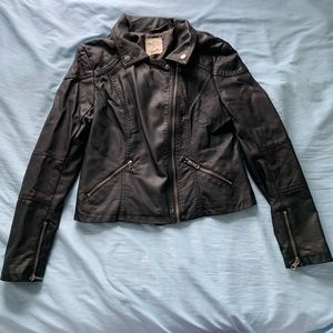 vegan leather jacket